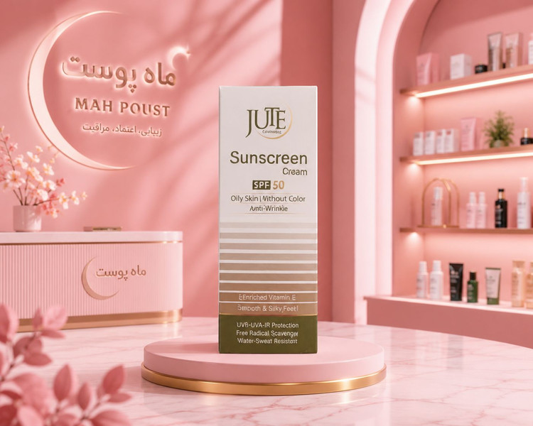 کرم ضد آفتاب بی رنگ ژوت با SPF 50 مناسب پوست چرب حجم 100 میلی لیتر