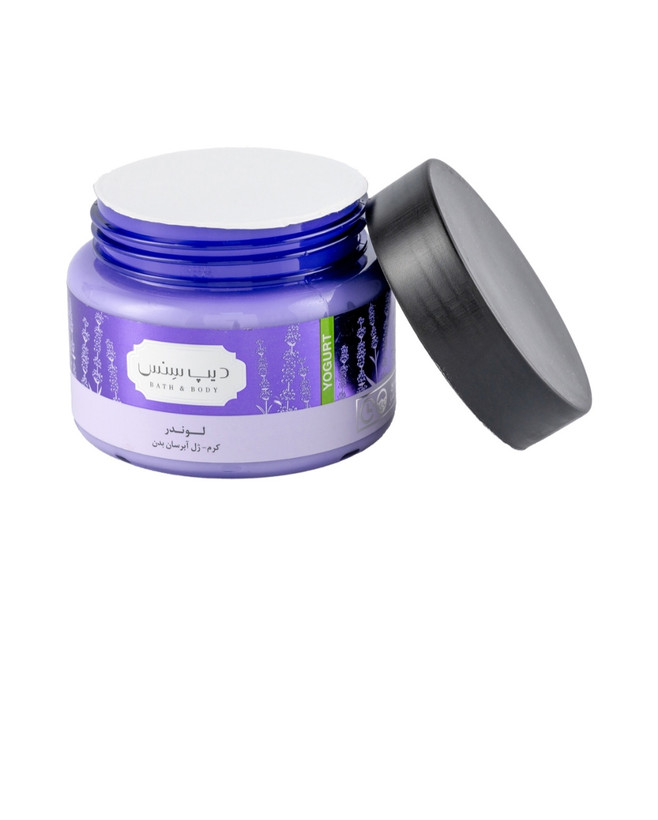 کرم ژل آبرسان بدن (ماست بدن) دیپ سنس مدل Lavender حجم 250 میلی لیتر