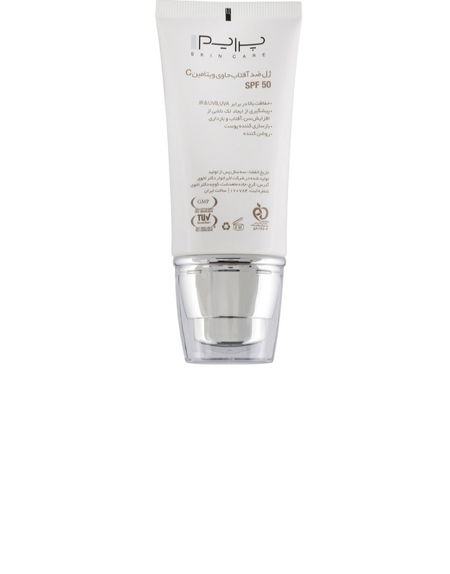 ژل ضد افتاب ویتامین c بی رنگ پرایم spf50 حجم 40 میل