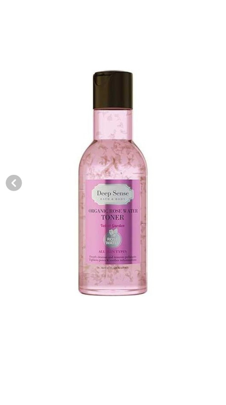تونر پاککننده و مرطوبکننده دیپ سنس با عصاره گلاب مناسب پوست حساس حجم ۱۶۰ میلیلیتر
