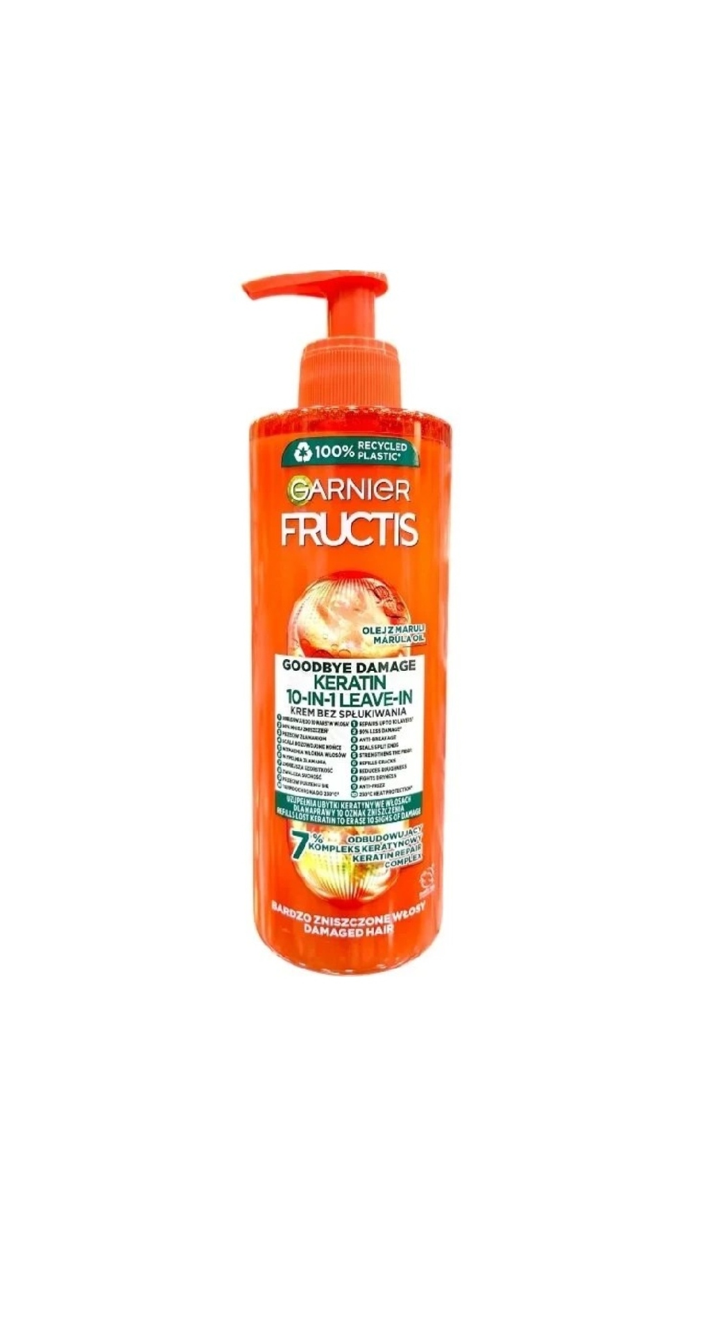 کرم کراتین مو ضدخشکی و آبرسان Fructis حجم ۴۰۰ میلی‌لیتر